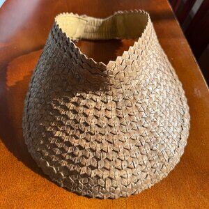 Woven Straw Visor